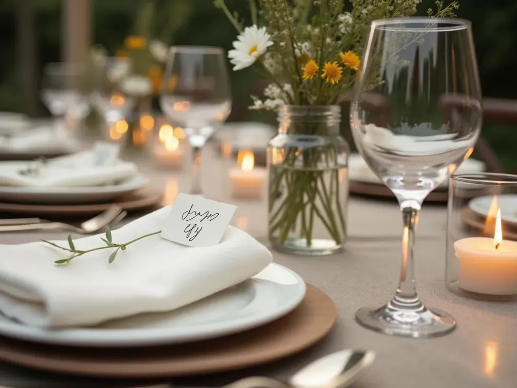 Gustowne nakrywanie do stołu